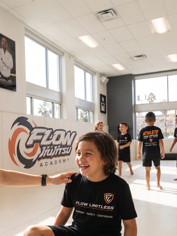 Flow Limitless adaptive martial arts students at Flow Academy Riverside